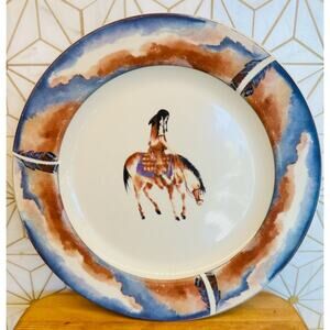 Meiwa Table Art "Lonely Journey" Soup Bowl | 1997 | 8.75‎ Inches